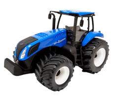 Trator T8 New Holland Agriculture com Pneus Emborrachados Azul 585 - Usual