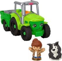 Trator Toy Push & Play Fisher-Price Little People com mais de 1 ano