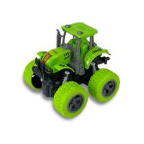Trator Tração 4x4 C/ Motor À Fricção 360 Carro Carrinho - Faz Manobras Super Iradas - Bee Toys