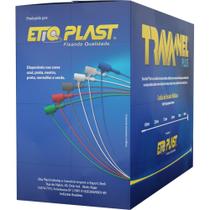 Trava ANEL Plastico PLUS 75MM Transparente C/5000