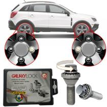 Trava Antifurto Anti Roubo de Roda Parafuso Porca Farad Galaxylock Chevrolet Captiva Com Mais de 10.000 Segredos H/M