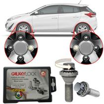 Trava Antifurto Anti Roubo de Roda Parafuso Porca Farad Galaxylock Toyota Yaris 2018 19 20 21 Com Mais de 10.000 Segredos 382/M