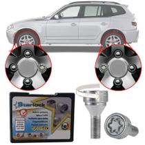 Trava Antifurto Anti Roubo de Roda Parafuso Porca Farad Starlock Bmw X3 2003 à 2009 Com Mais de 10.000 Segredos C2/E