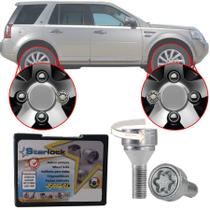 Trava Antifurto Anti Roubo de Roda Parafuso Porca Farad Starlock Land Rover Freelander 2 2010 em Diante Com Mais de 10.000 Segredos DLF/E