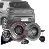 Trava Antifurto Anti Roubo Estepe Renault Kwid 2017 Em Diante Sparelock Com Mais de 10.000 Segredos FT45