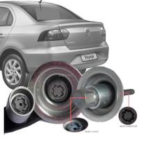 Trava Antifurto Anti Roubo Estepe Volkswagen Voyage 2008 Em Diante Sparelock Com Mais de 10.000 Segredos