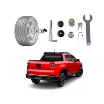 Trava Antifurto para estepe Fiat Toro