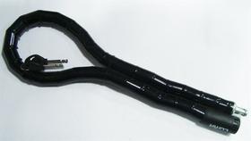 Trava Articulada Cadeado Moto Estepe 1,00 m Luma 100 Preta