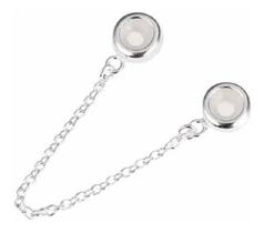 Trava Berloque Prata 925 Para Pulseira Fina Pega Ladrão Trava Berloque Prata 925 Para Pulseira Fina Pega Ladrão