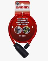 Trava Cabo Aço Cadeado Bicicleta Bike Moto Segurança- 2 chaves