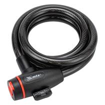 Trava cabo de aco com cadeado e chave, 12 x 1200mm, 1pc mtx