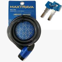 Trava Cabo De Aço Maxtrava Max 400 Moto Bike Estepe Grosso Trava Cabo De Aço Maxtrava Max 400 Moto Bike Estepe Grosso