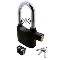 Trava Cadeado Alarme Sonoro Anti Roubo Moto Bike Casa 110Db Trava Cadeado Alarme Sonoro Anti Roubo Moto Bike Casa 110Db