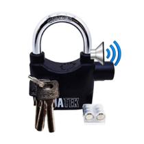 Trava Cadeado Com Alarme Sonoro Resistente a Agua Reforçado Cadeado Antifurto