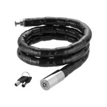 Trava Cadeado Espiral Antifurto 22x1000mm Preta (LuaTek) Trava Cadeado Espiral Antifurto 22x1000mm Preta (LuaTek)