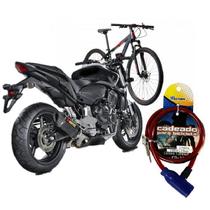 Trava Cadeado Moto Bicicleta Universal Antifurto - Western