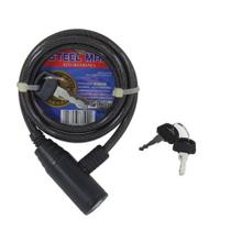 Trava Cadeado Tranca Corrente Antifurto Segurança Bike E Portão 6x1200mm