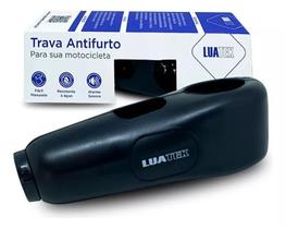 Trava Com Alarme Sonoro Para Moto Antifurto Manete Cadeado - LUATEK