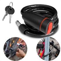 Trava Corrente de Segurança para Moto Bike Capacete Cadeado Trava Corrente de Segurança para Moto Bike Capacete Cadeado