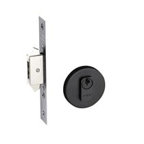 Trava Correr Pado Inox Externa Lingueta Dupla Roseta Redonda Trava Correr Pado Inox Externa Lingueta Dupla Roseta Redonda