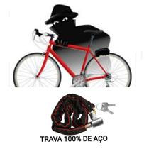 Trava De Aço Para Portão, Porta de Vidro, Janela, Com Corrente de 80cm