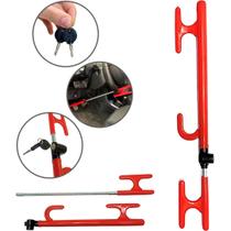 Trava De Carro Anti Furto Universal Volante Pedal Segurança Direção Em Aço Idea Para Qualquer Carro Trava De Carro Anti Furto Universal Volante Pedal Segurança Direção Em Aço Idea Para Qualquer Carro