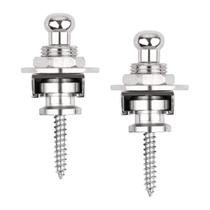 Trava De Correia Cromado Strap Lock Para Guitarra Violão Trava De Correia Cromado Strap Lock Para Guitarra Violão