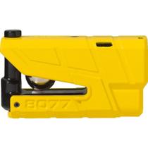 Trava De Disco Com Alarme Abus 8077 Amarelo