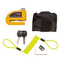Trava De Disco Com Alarme + Bolsa + Lembrete Varias Cores - Off Racer