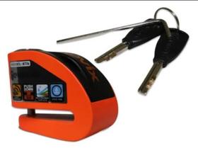 Trava de disco com alarme kovix kt6 fo