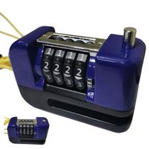 Trava de Disco Freio Antifurto Moto Motocicleta Bike Bicicleta Cadeado Senha 4 digitos Resistente Proteçao Segurança Trava de Disco Freio Antifurto Moto Motocicleta Bike Bicicleta Cadeado Senha 4 digitos Resistente Proteçao Segurança