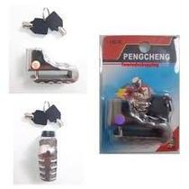 Trava De Disco Freio Moto Anti Furto Universal Metal Cadeado Lock