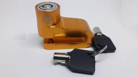 Trava De Disco Para Moto, Trava Universal Anti Furto Dourado Trava De Disco Para Moto, Trava Universal Anti Furto Dourado