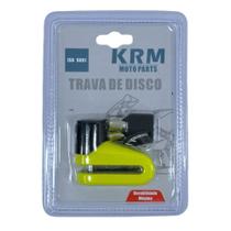 Trava de Disco Verde Com Tampa KRM Trava de Disco Verde Com Tampa KRM