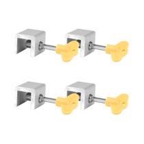 Trava De Janela Em Liga De Alumínio 1-10PCS, Trava Antifurto Para Armário Deslizante