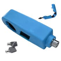 Trava de Manete Manopla Moto Guidao Freio Embreagem Acelerador Cadeado Antifurto Motocicleta Bike Bicicleta Segurança