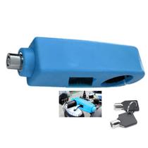 Trava de Manete Moto Manopla Guidao Freio Embreagem Acelerador Cadeado Antifurto Bicicleta Motocicleta Bike Segurança