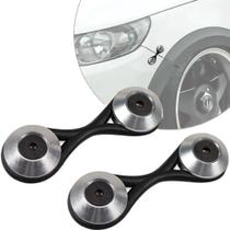 Trava de para Choque Decorativo Prata Universal Trava de para Choque Decorativo Prata Universal