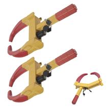 Trava de Pneu Universal Kit 2 Uni Bloqueador De Roda Moto Carro Antifurto Roubo Seguranca Reboque Veiculo Auto