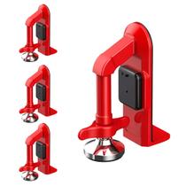 Trava de Porta Alarme Seguranca 80 dBC Kit 3 Uni Portatil Viagem Hotel Pousada Bloqueador Resistente Anti Furto Roubo