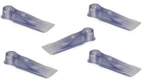 Trava de porta silicone maleável aparador calço prendedor - Kit 5 unidades Trava de porta silicone maleável aparador calço prendedor - Kit 5 unidades