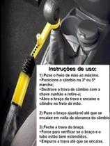 Trava De Segurança Auto Anti Furto Câmbio 2 Chaves Tetra Trava De Segurança Auto Anti Furto Câmbio 2 Chaves Tetra