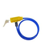 Trava de Segurança Cadeado De Bicicleta Aço + 2 chaves 65 CM