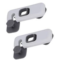 Trava de Segurança Geladeira Armario Kit 2 unidades Bebe Criança Gaveta Fechadura Forno Evita Acidente Seguro Proteçao Resistente Multiuso