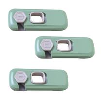 Trava de Segurança Geladeira Gaveta Kit 3 unidades Bebe Criança Porta Janela Armario Protege Evita Acidente Fechadura Multiuso Resistente Trava de Segurança Geladeira Gaveta Kit 3 unidades Bebe Criança Porta Janela Armario Protege Evita Acidente Fechadura Multiuso Resistente