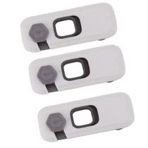 Trava de Segurança Geladeira Gaveta Kit 3 unidades Protege Bebe Criança Evita Acidente Armario Fechadura Porta Multiuso Resistente Seguro Trava de Segurança Geladeira Gaveta Kit 3 unidades Protege Bebe Criança Evita Acidente Armario Fechadura Porta Multiuso Resistente Seguro