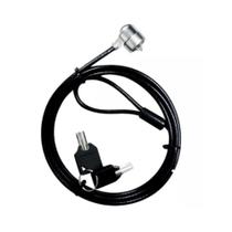 Trava De Segurança Notebook Cabo De Aço Com Chave 1.8 Mt Trava De Segurança Notebook Cabo De Aço Com Chave 1.8 Mt