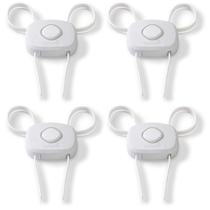 Trava de Segurança para Bebê Safety 1st OutSmart Flex Lock - Pacote com 4 Unidades (Branco)