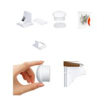 Trava De Segurança Para Bebês Invisível Magnética Autoadesiva Ou Fixada Com Parafuso Para Armário E