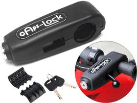 Trava de Segurança Para Motocicleta Anti-furto Universal Caps Lock Para Guidão De Moto - Grip Lock